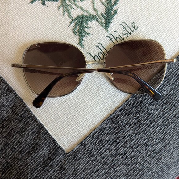 COACH HC 7108 933913 SHINY BROWN 57 16 140 Sunglasses FRAMES 3N - Picture 10 of 10